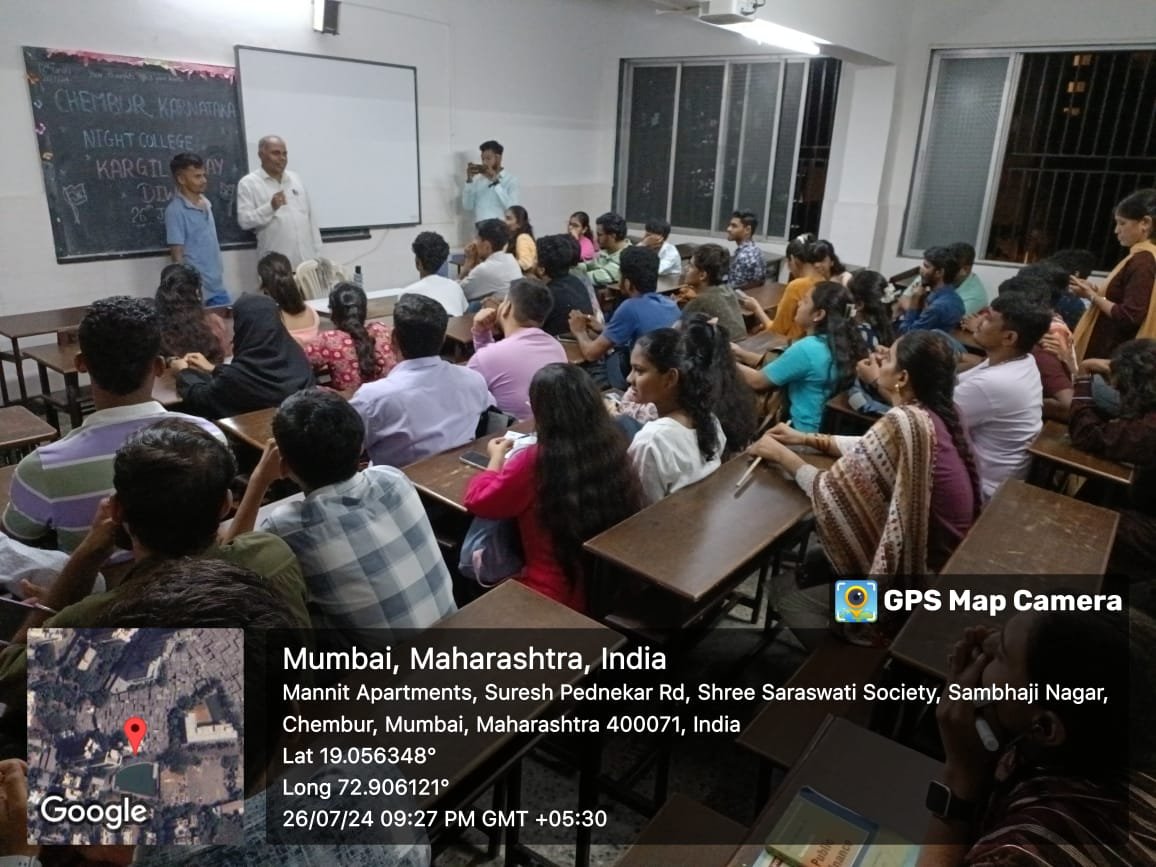 Chembur Karnataka Night College Sharing and Caring